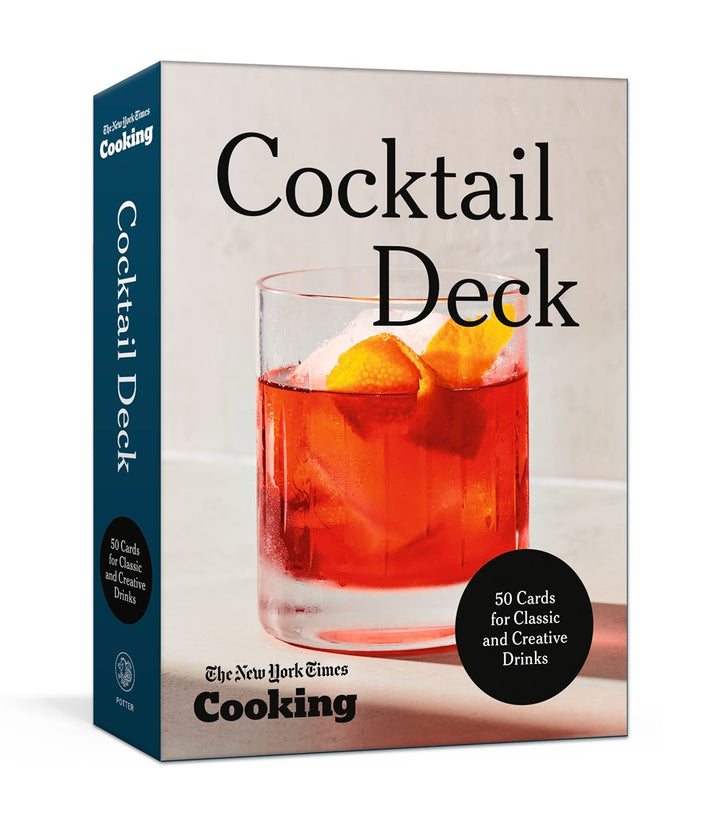 The New York Times Cooking Cocktail Deck : 50 Cards for Classic and Creative Drinks cookbook cover by The New York Times