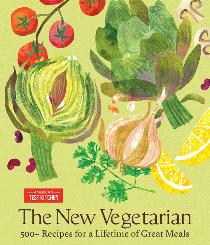 The New Vegetarian: 500+ Recipes for a Lifetime of Great Meals cookbook cover by America's Test Kitchen