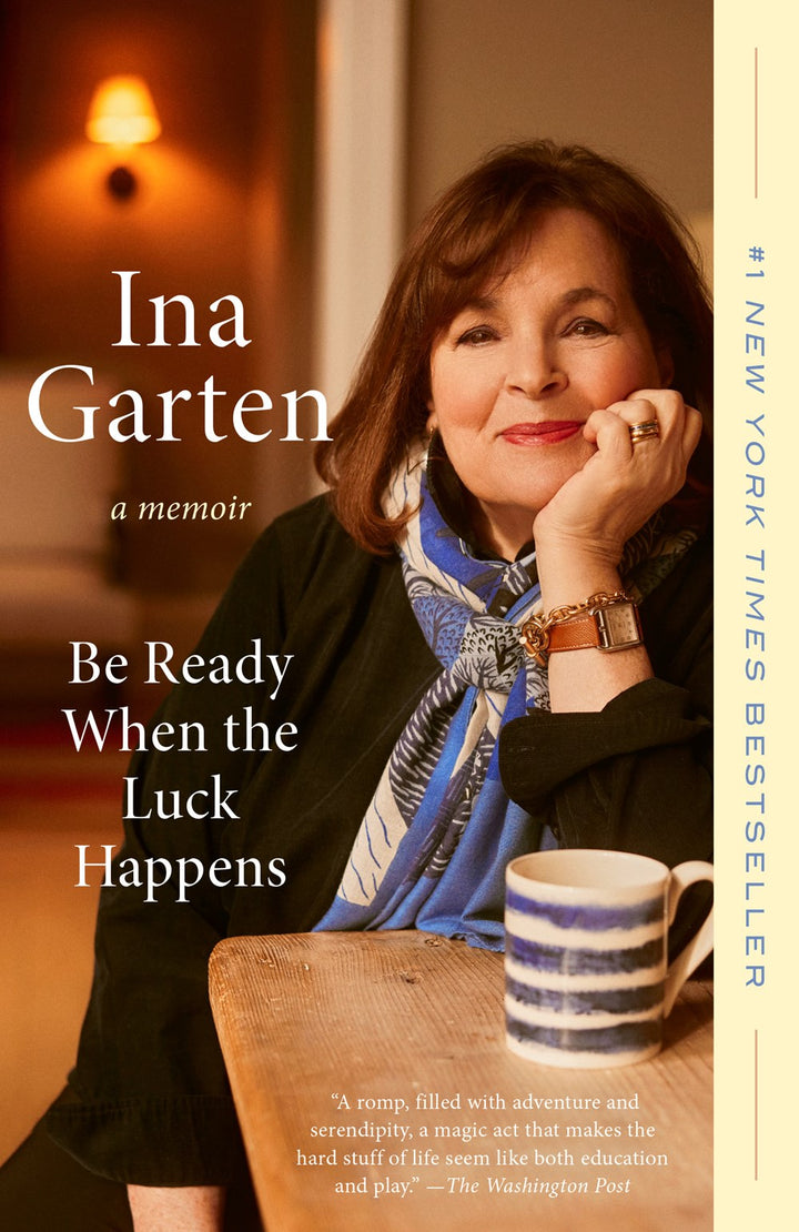 Be Ready When the Luck Happens (paperback) cookbook cover by Ina Garten
